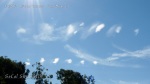 1/5/2012 San Diego 11:29am - Parallel rows of HAARP wave clouds.