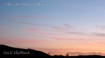 1/5/2012 San Diego 5:13pm - "U-turn" chemtrails at sunset.