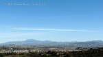 1/9/2012 Temecula 10:47am - Mountain range long chemtrail line segment appears to be over Palm Springs area.