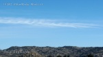 1/9/2012 Menifee 11:10am - The chemtrail breaks into multiple sine wave streams.