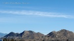 1/9/2012 Perris 11:15am - The chemtrail breaks into multiple sine wave streams.