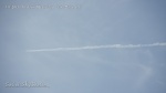 10:07am Geoengineering plane with strange aerosol spray pattern.