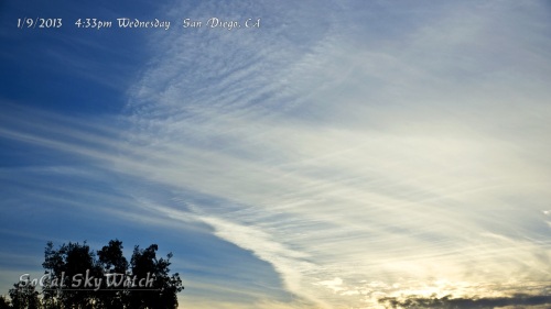 4:33pm HAARP wave patterns in the chem cloud blanket.