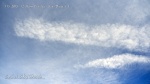 12:05pm Giant rectangular shaped chemtrail line segment cloud with adjacent arrowhead shaped cloud.